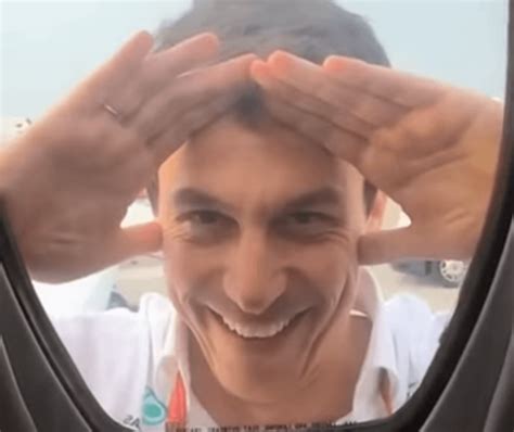 Creepy Toto Wolff Watches You From Your Airplane Window Formula1