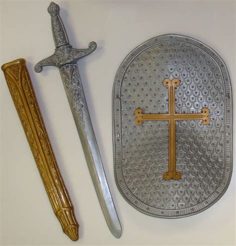 Medieval Roman Gladiator Knight Costume Shield And Sword Ebay