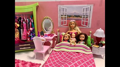 Barbie Bedroom Morning Routine With Kids Youtube