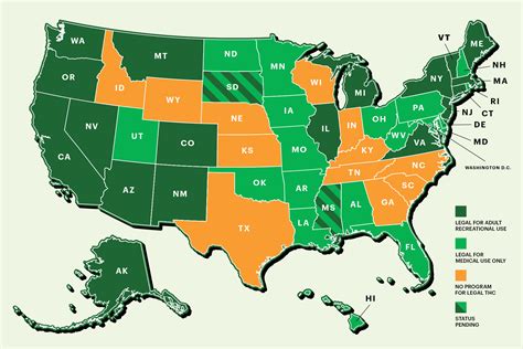 Weed Map Status Of Pot Legalization Across America Rolling Stone
