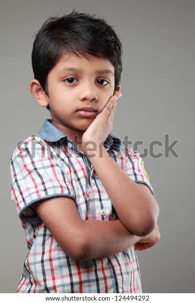 Boy Sad Face Stock Photo 124494292 Shutterstock