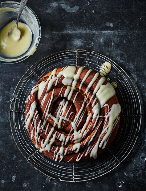 Giant Cinnamon Bun Recipe Sainsbury S Magazine