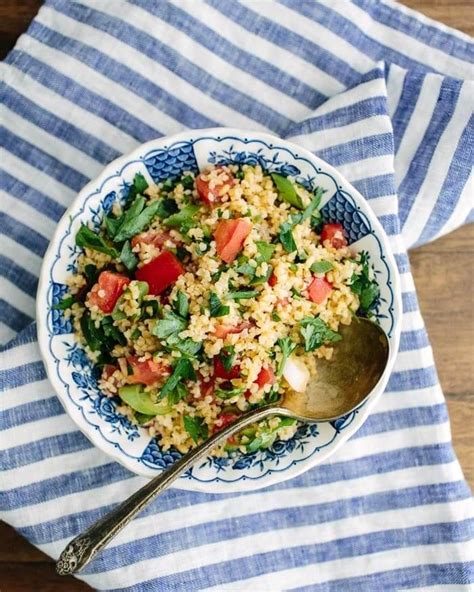 This Tangy And Tasty Mediterranean Bulgur Salad Features Bulgur Wheat