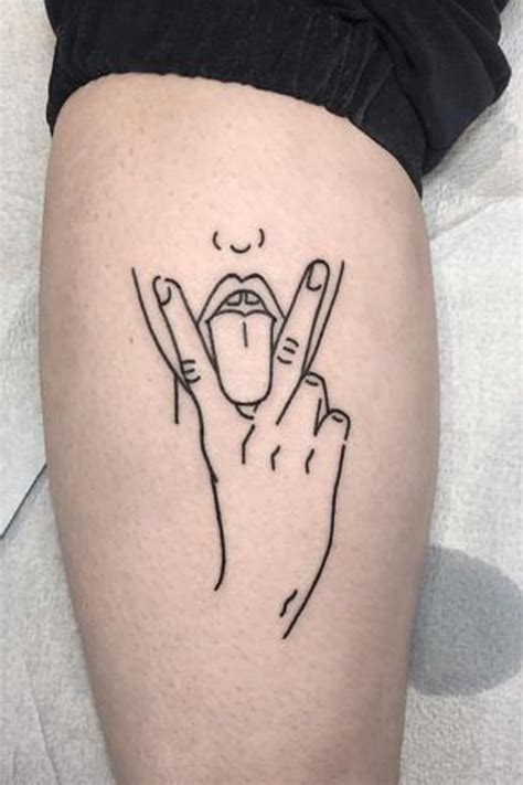 Tongue Sticking Out Tattoo Pic Portal