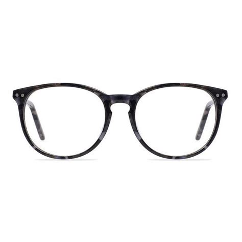Womens Fiction Grayfloral Round Plastic 13559 Rx Eyeglasses Eyeglasses For Women Grey