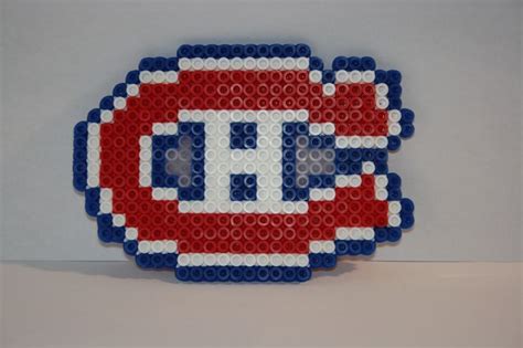 Hockey Time Montreal Canadiens And Chicago Blackhawks Perler Logo