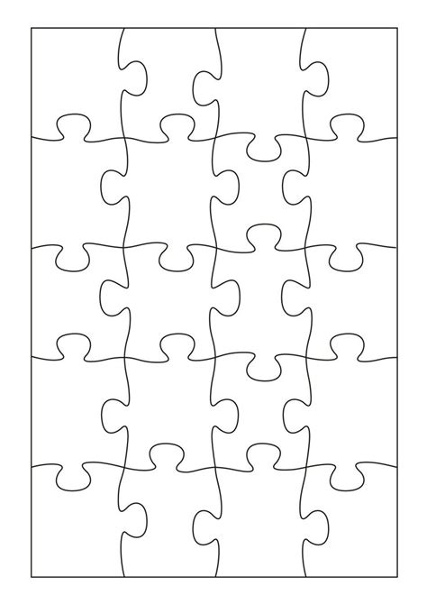 Printable Puzzle Piece Templates ᐅ TemplateLab Puzzle piece template Printable puzzles