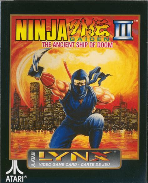 Buy Ninja Gaiden Iii The Ancient Ship Of Doom For Lynx Retroplace