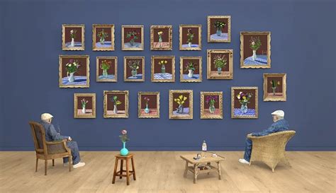 David Hockney 20 Flowers And Some Bigger Pictures Exhibition At