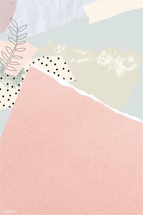 Blank Pink Ripped Notepaper Vector Premium Image By