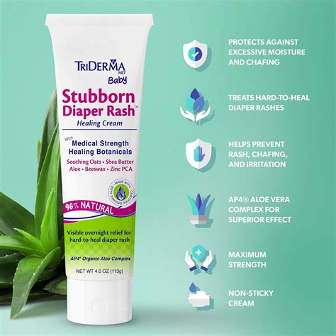 Buy Triderma Md Baby Stubborn Diaper Rash Relief Cream Healing For