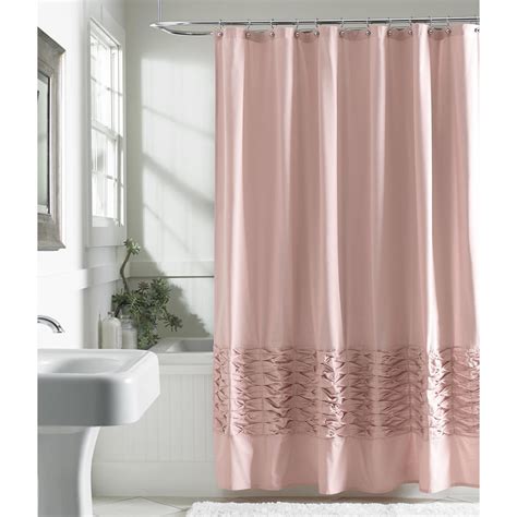 Metaphor Fabric Shower Curtain Blush
