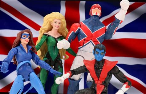 Marvel Legends Excalibur Team 3 Pack Captain Britain Meggan And