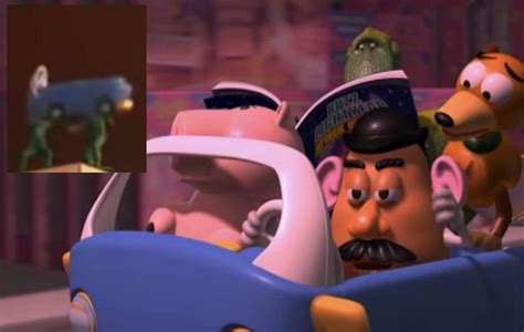 In “toy Story 2” 1999 When Searching For Woodys Hat The Army Men