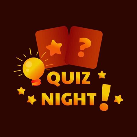 Premium Vector Trivia Night Quiz Night Pub Quiz Vector Banner For
