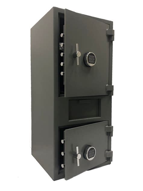 Southeastern F4520ee Double Door Drop Slot Depository Safe With Quick