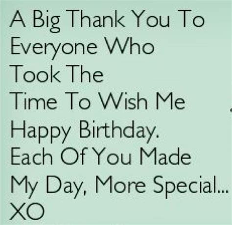 Thanks To All For Wishing Me