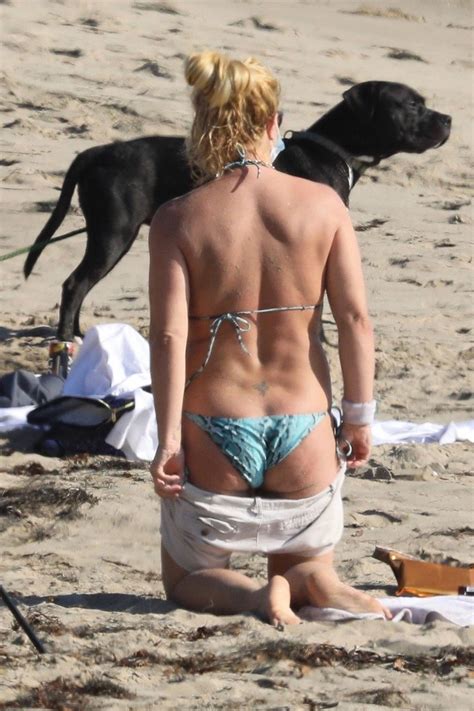 Britney Spears In Bikini At A Beach In Malibu Gotceleb