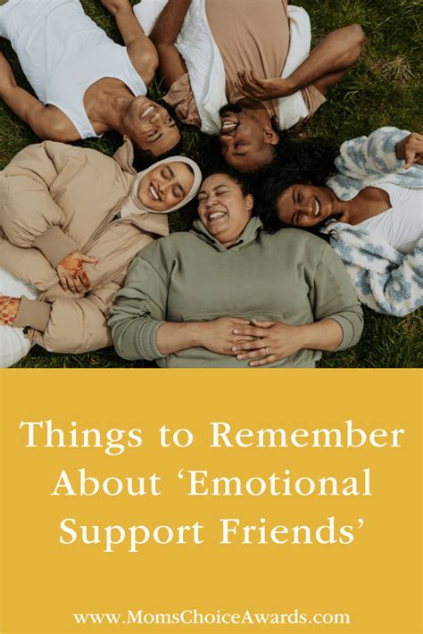Things To Remember About ‘emotional Support Friends Moms Choice Awards
