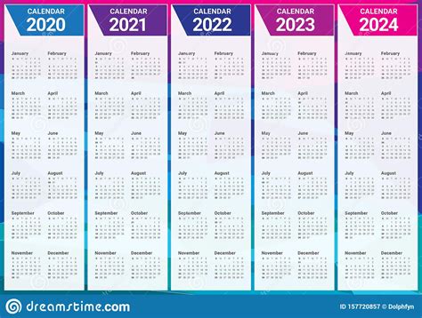2020 2021 2022 2023 2024 Calendar 2024 Calendar Printable