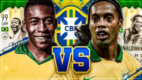 Fifa 19 99 PelÉ Vs 95 Ronaldinho Squad Builder Battle 🇧🇷 Youtube