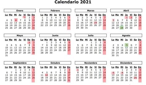 Calendario Laboral 2021 Con Semanas Images And Photos Finder