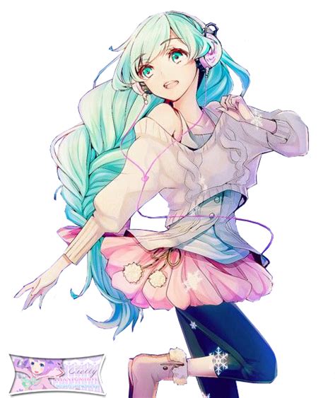 Kawaii Braided Hatsune Miku Extracted Bycielly By