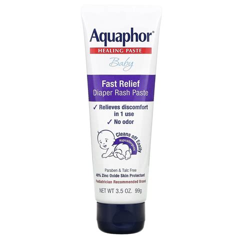 Aquaphor Baby Healing Paste Fast Relief Diaper Rash Paste 35 Oz