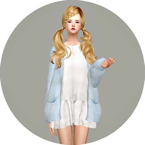 Spring Dress With Cardigan Short Version At Marigold Sims 4 Updates