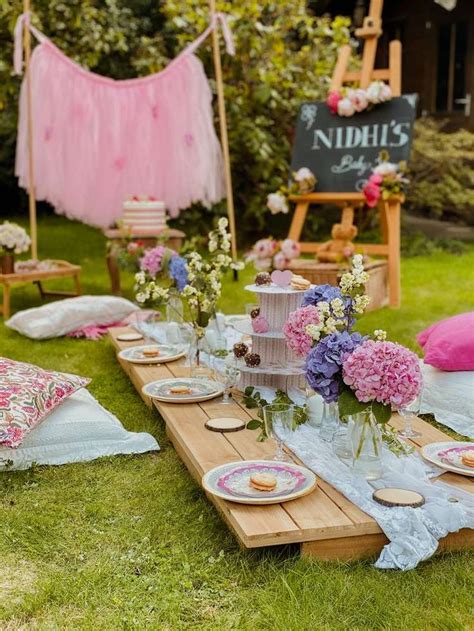 Pink Picnic Baby Shower Party Ideas Photo 1 Of 6 Picnic Party