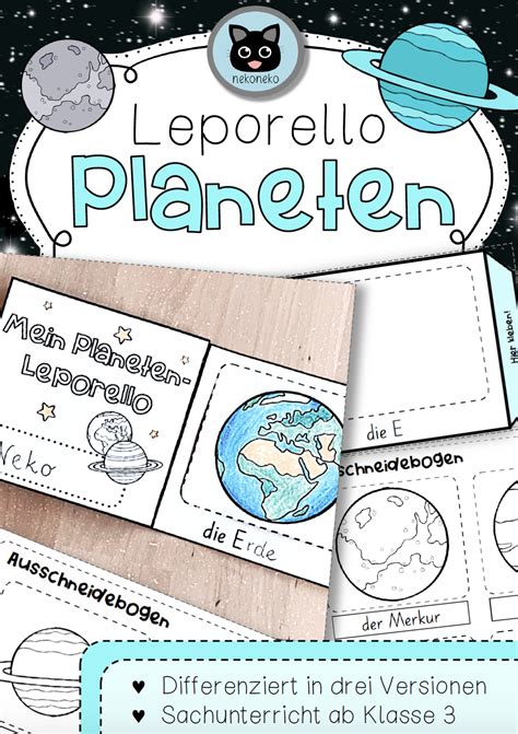 Mein Planeten Leporello Differenziert Ab Kl