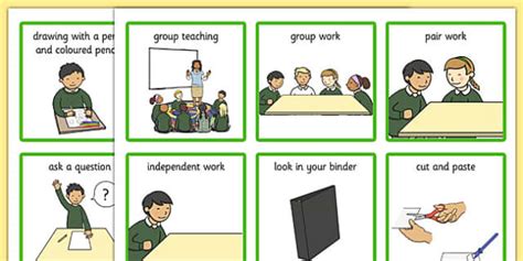 Visual Instruction Cards Teacher Made Twinkl