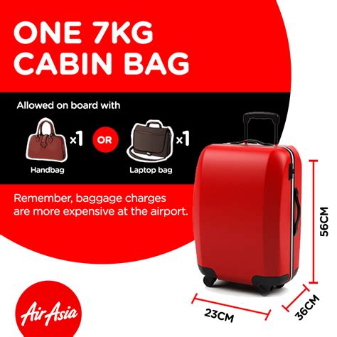 The price to purchase a baggage allowance depends on the route you are flying. AirAsia on Twitter: "Don't forget: the cabin baggage ...