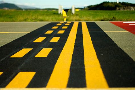 Airport Runway Markings Stock Photos Pictures And Royalty Free Images