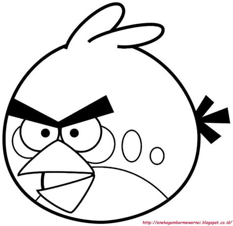 Sketsa Gambar Angry Birds Keren