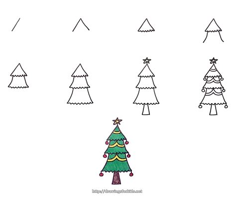 How to draw a Christmas tree for kids - STEP BY STEP ... Christmas tree drawing easy step by step.