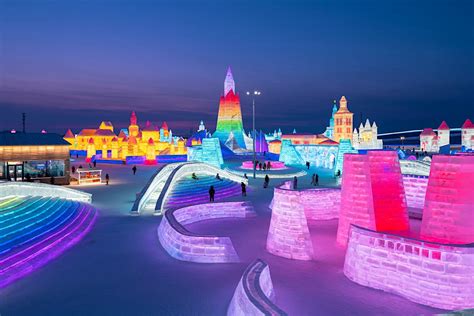 Chinas Incredible Harbin Snow And Ice Festival Is A Kaleidoscopic