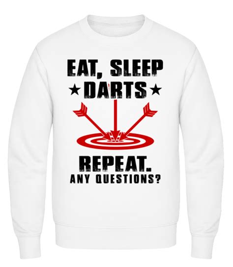 Eat Sleep Darts Repeat · Männer Pullover Shirtinator