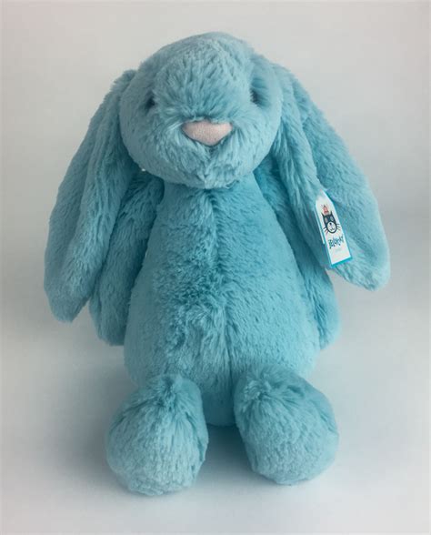 Jellycat Bunny T Delivery Bashful Aqua Bunny From Send A Cuddly