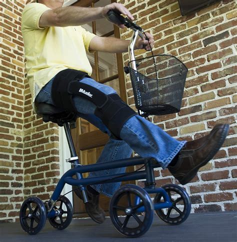 Evolution Steerable Seated Scooter Mobility Knee Walker Turning Leg