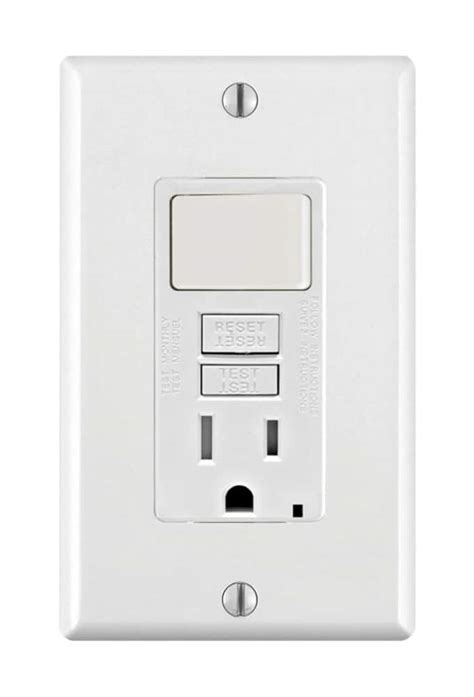 Leviton Gfsw1 772 Switch And Tamper Resistant Gfci Receptacle 15a