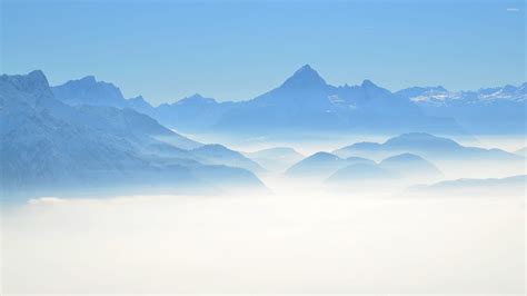 Mountains Above The Clouds Wallpaper Nature Wallpapers 46306