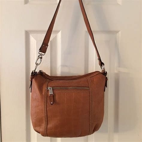 Tignanello Brown Leather Shoulder Bag Brown Leather Shoulder Bag