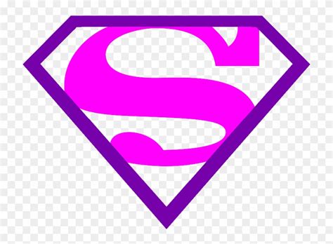 Supergirl Clipart Emblem Pink Superwoman Logo Png Download 691495