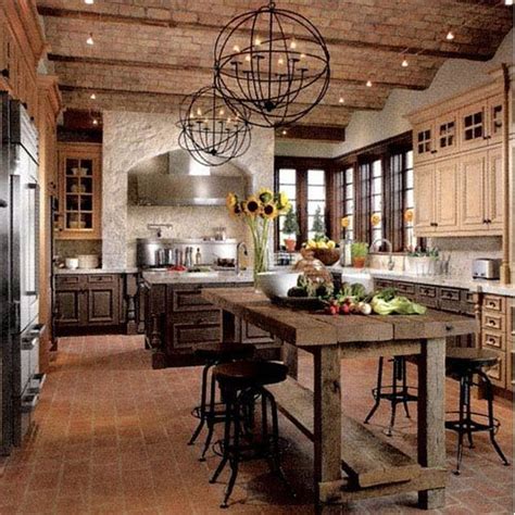 Awesome Rustic Kitchen Design Ideas Homyhomee In 2020 Tuscan Kitchen Rustic Kitchen