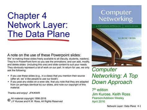 Chapter 4 Computer Networking A Top Down Approach 7th Ppt