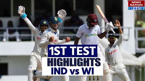 Ind Vs Wi 1st Test Day 3 Highlights India Vs West Indies Highlights
