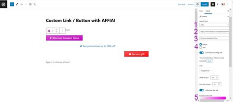 How To Create Custom Link Buttons