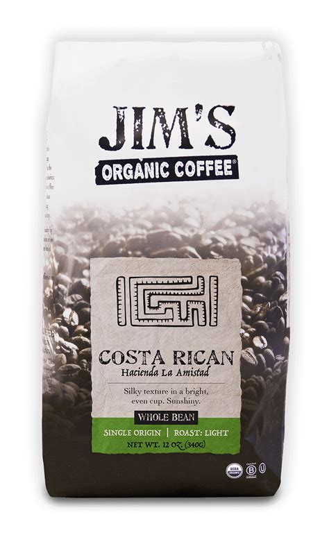 Costa Rican Hacienda La Amistad Jims Organic Coffee