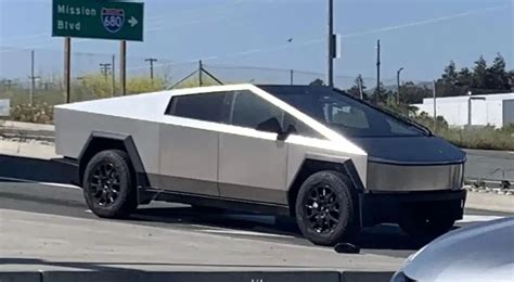 Tesla Cybertruck Caught On Public Roads With A Snub Nose